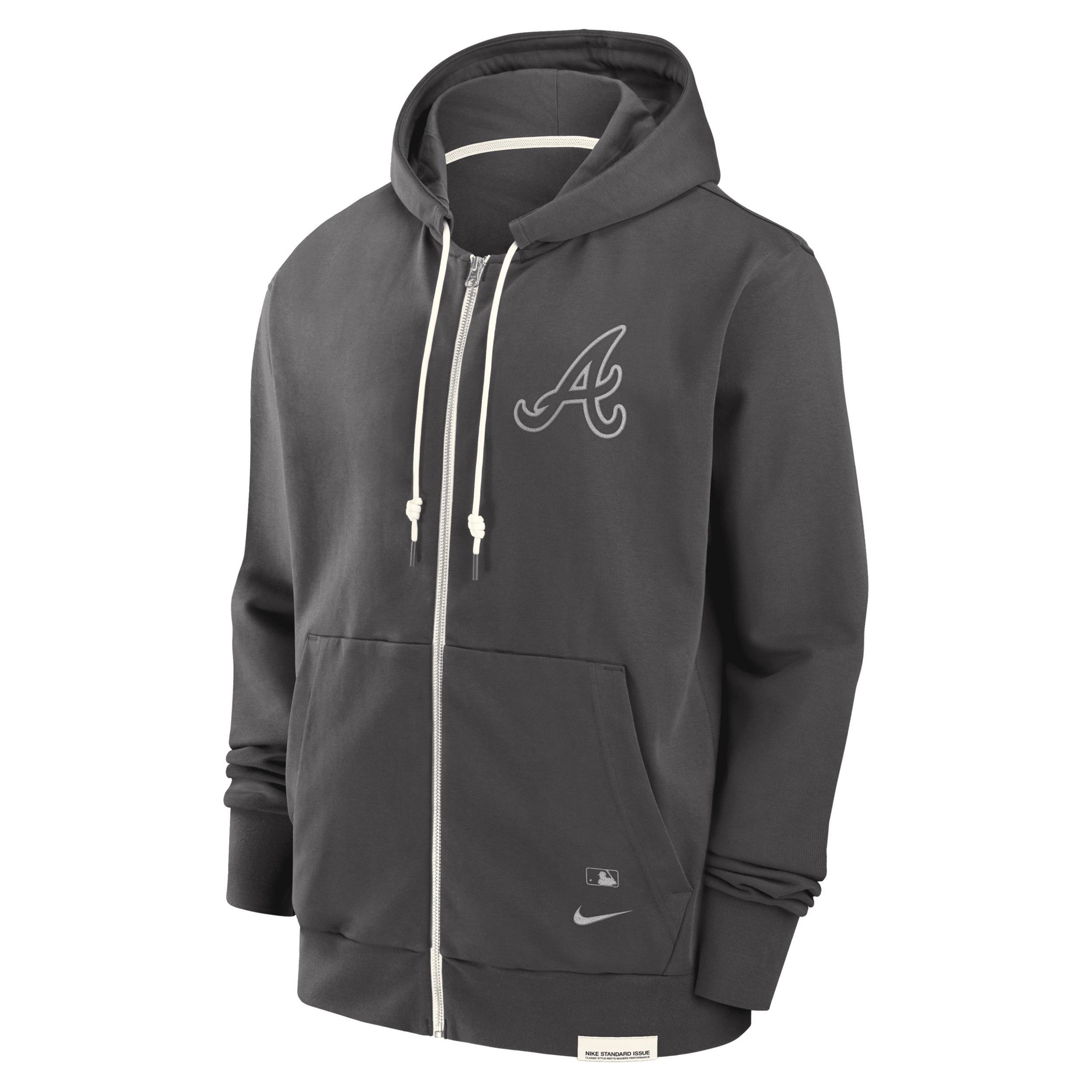 Nike Mens Charcoal Arizona Diamondbacks Authentic Collection Travel Player Performance Full-Zip Hoodie Product Image