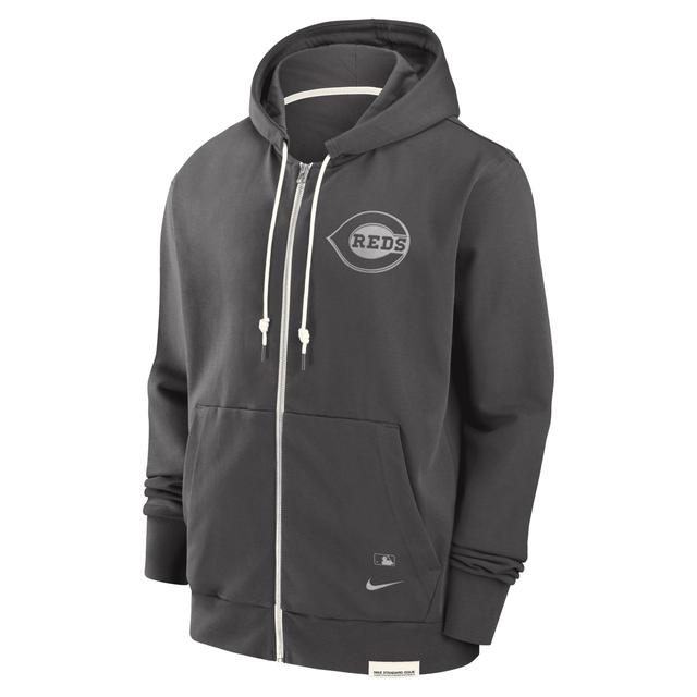 Cincinnati Reds Travel Player Nike Men's Dri-FIT MLB Full-Zip Hoodie Product Image