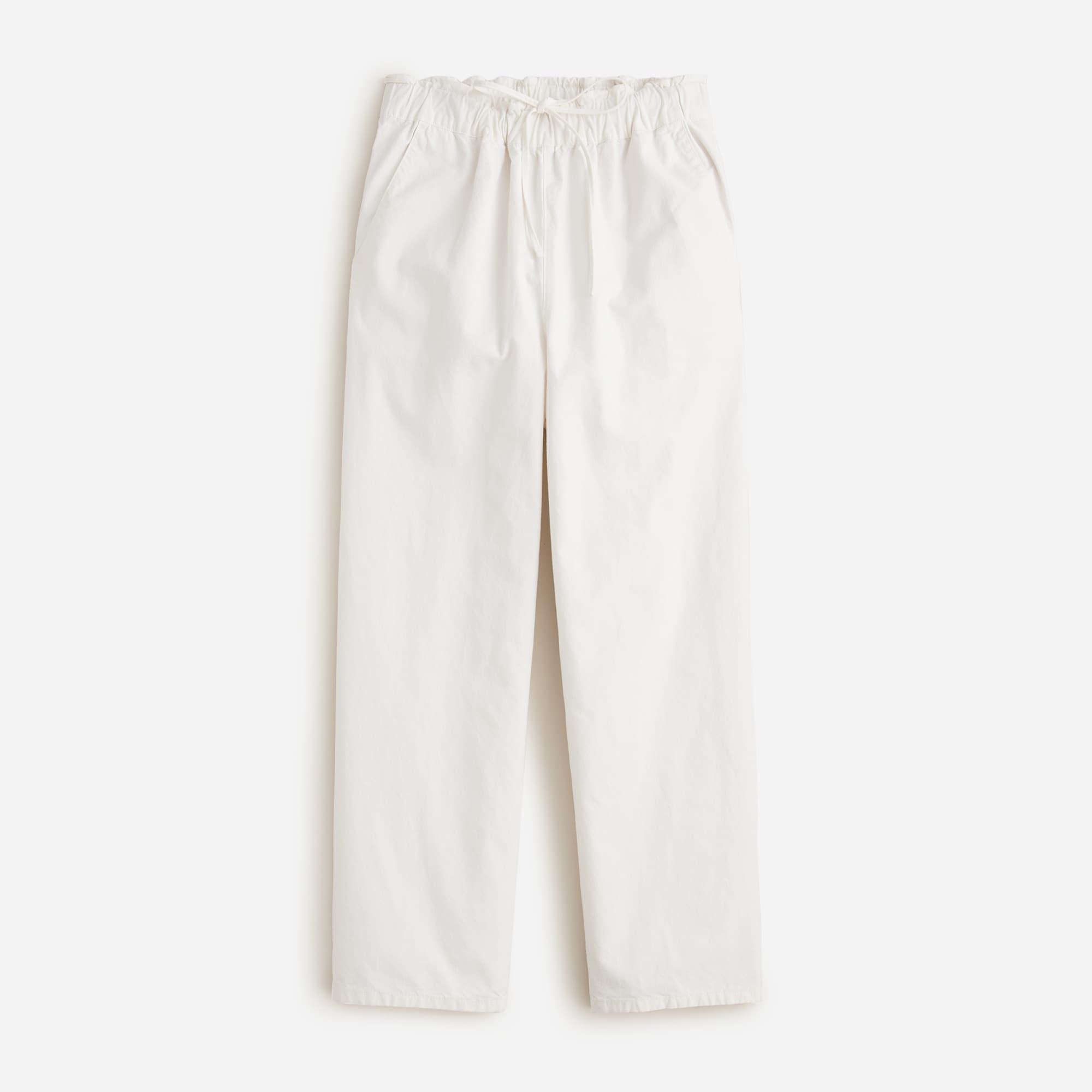 Drawstring pant in cotton blend Product Image