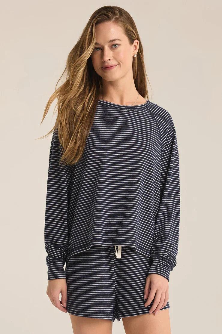 Z Supply Staying In Stripe Long Sleeve Top Product Image