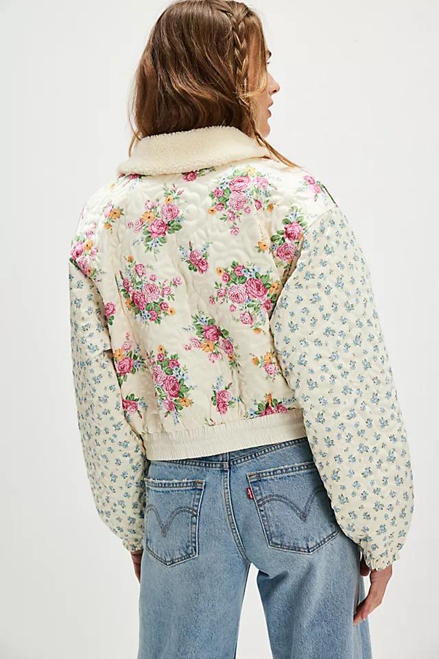 For Love & Lemons Marlee Cropped Puffer Product Image