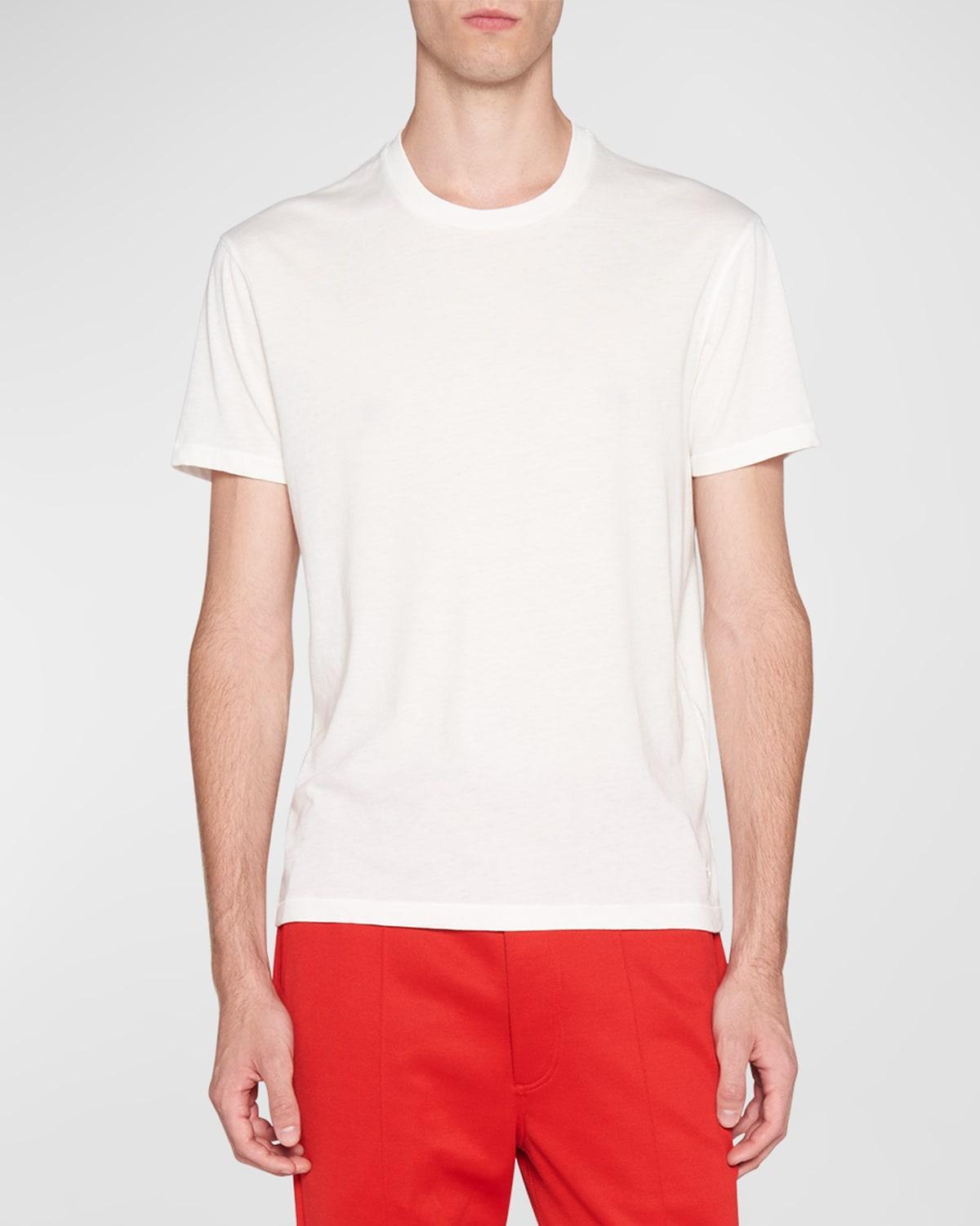 Mens Cotton Crewneck T-Shirt Product Image