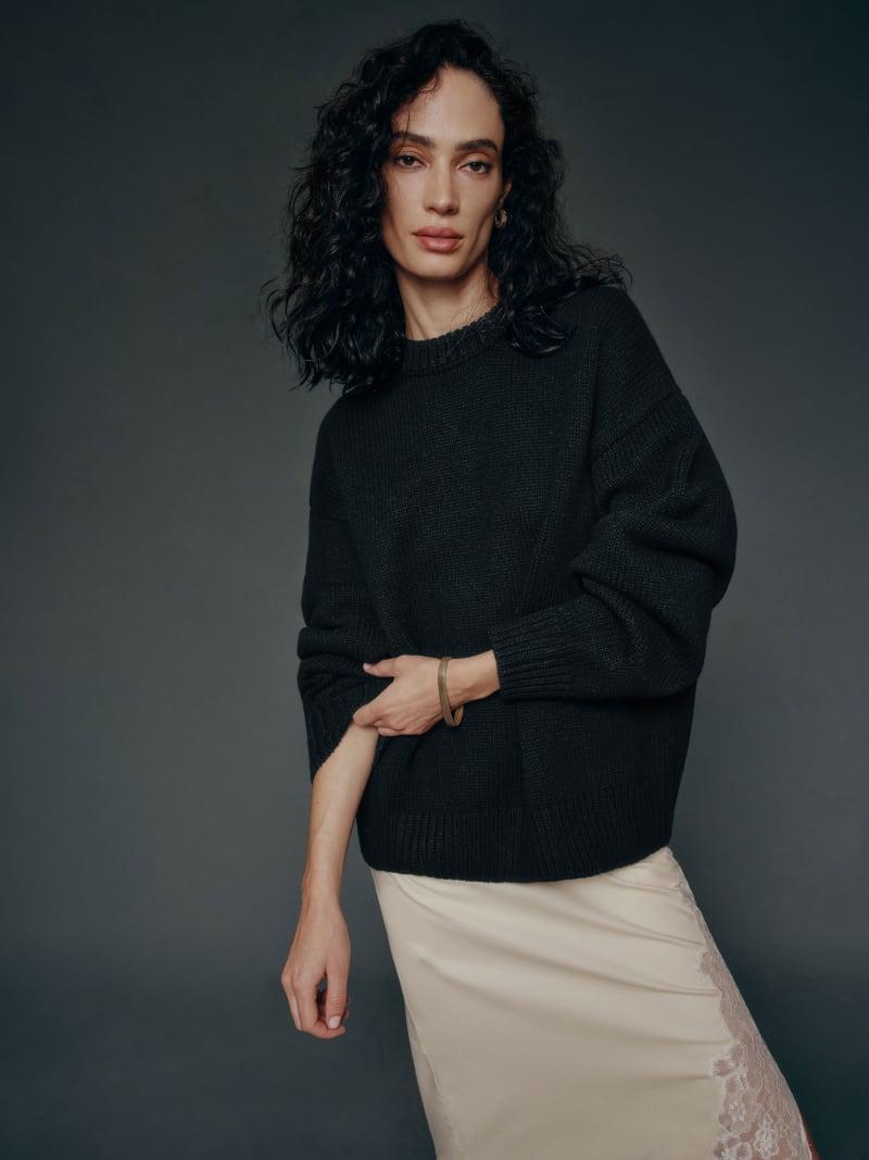 Gwen Oversized Regenerative Wool Sweater Product Image