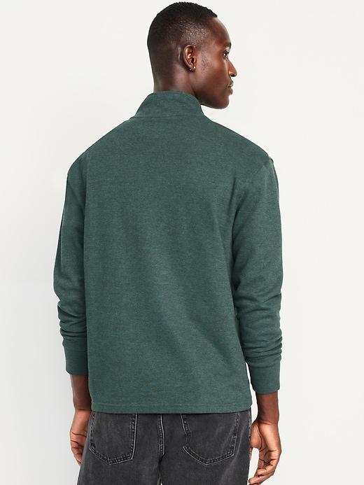 French Rib Quarter-Zip Sweater Product Image