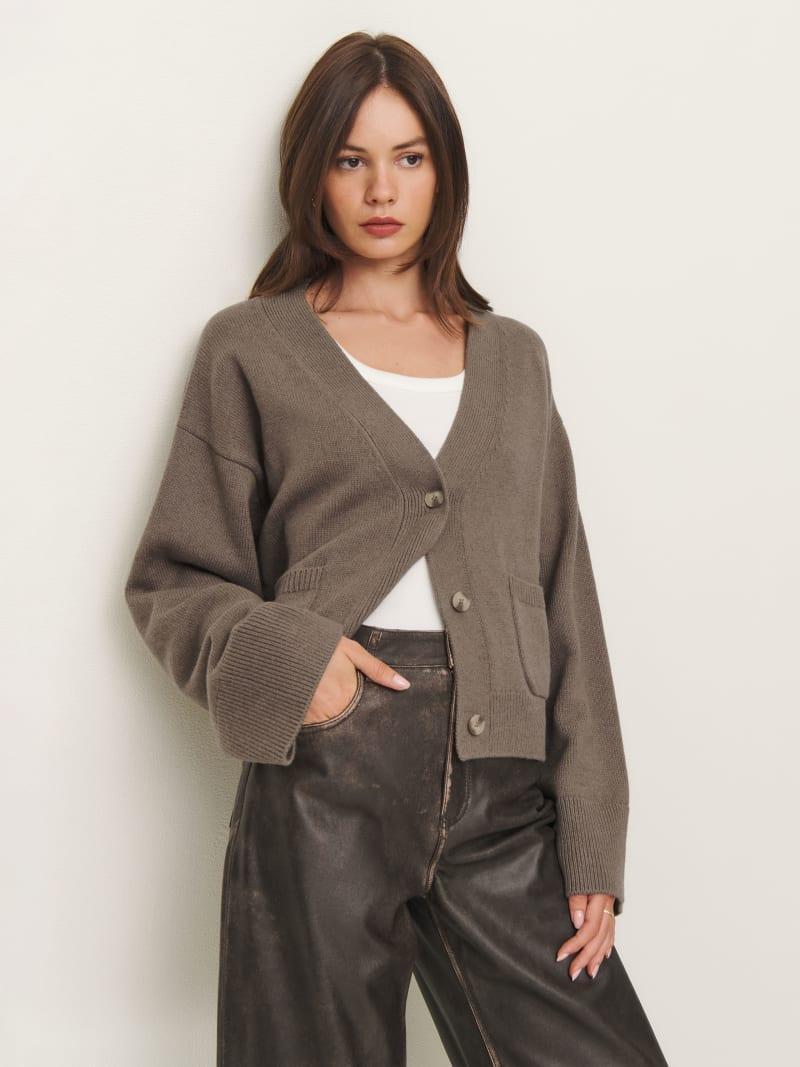 Hayes Cashmere Blend Cardigan Product Image