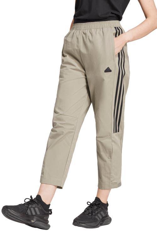 adidas Tiro Woven Loose 7/8 Pants Silver Pebble 2XL Womens Product Image