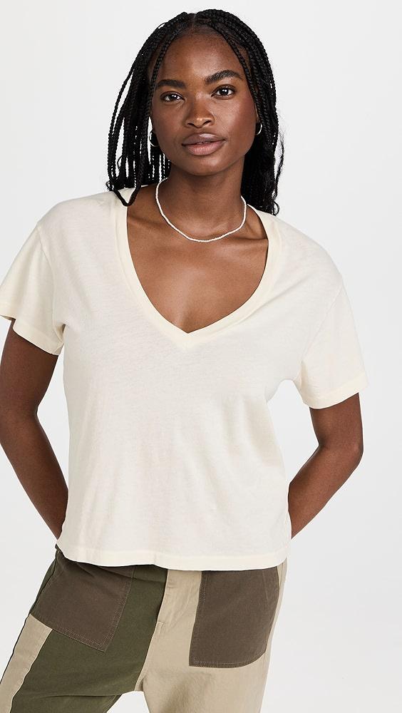 THE GREAT. The V Neck Tee | Shopbop Product Image