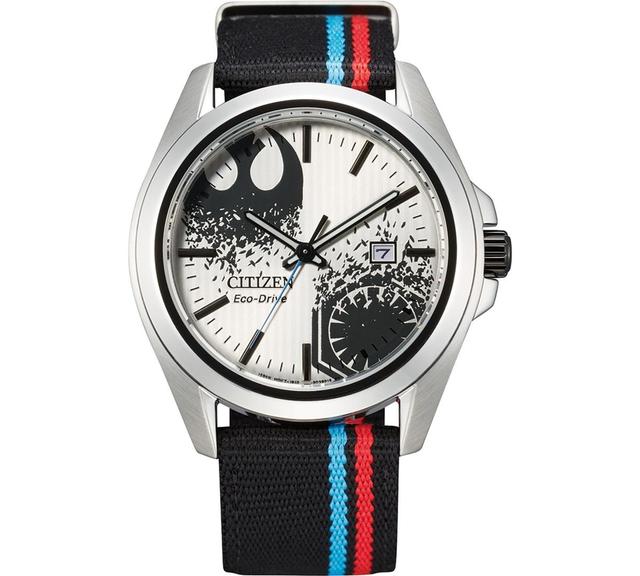 Men's Citizen Eco-DriveÂ® Star Warsâ¢ Sequel Strap Watch with Silver-Tone Dial (Model: Aw1438-33W) Product Image