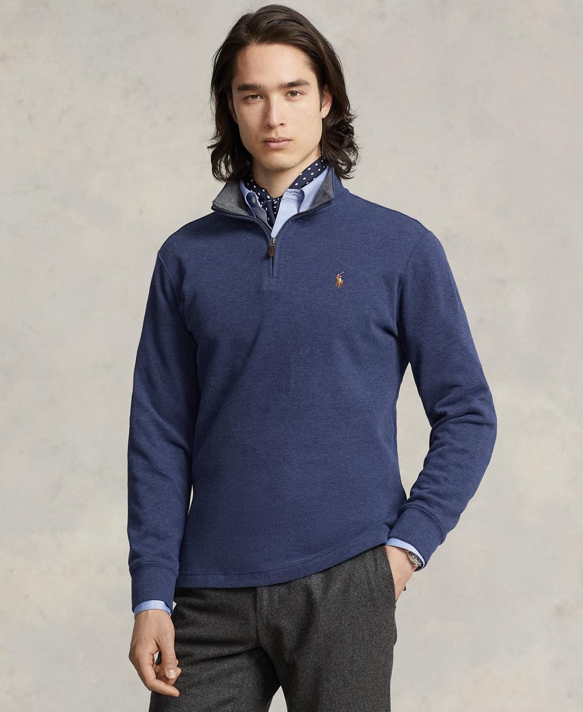 Polo Ralph Lauren Mens Estate-Rib Cotton Quarter-Zip Pullover Product Image