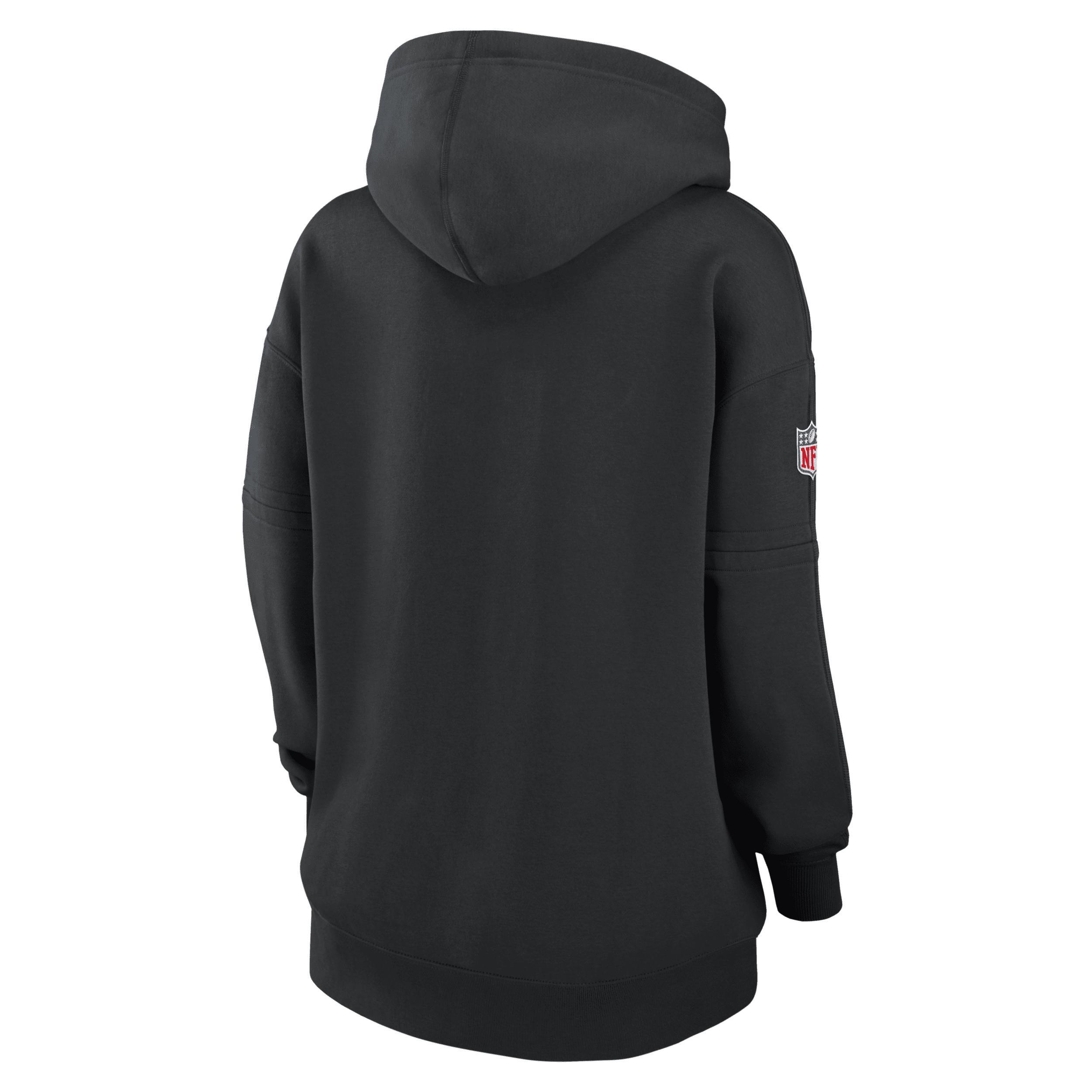 Las Vegas Raiders Crucial Catch Club Women's Nike NFL Pullover Hoodie Product Image