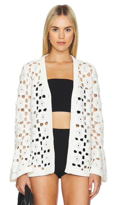 Myko Crochet Cardigan Product Image