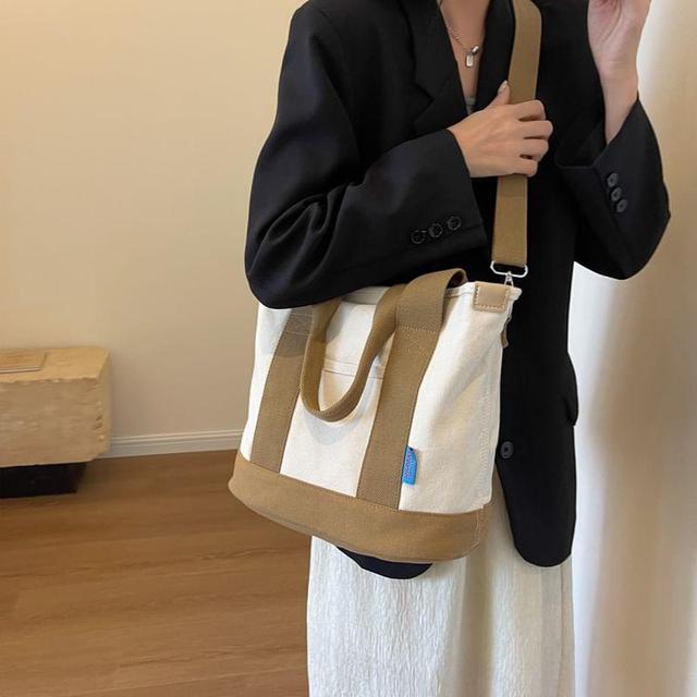 Top Handle Canvas Tote Bag Product Image