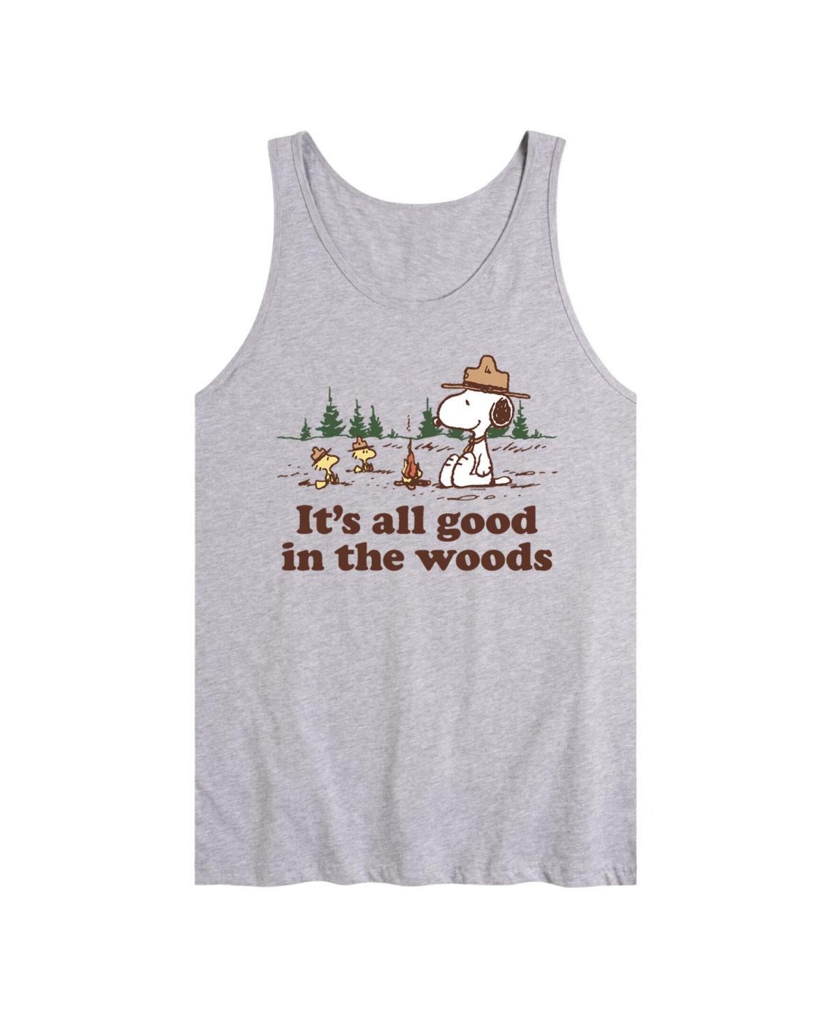 Mens Peanuts All Good In The Woods Tank Product Image