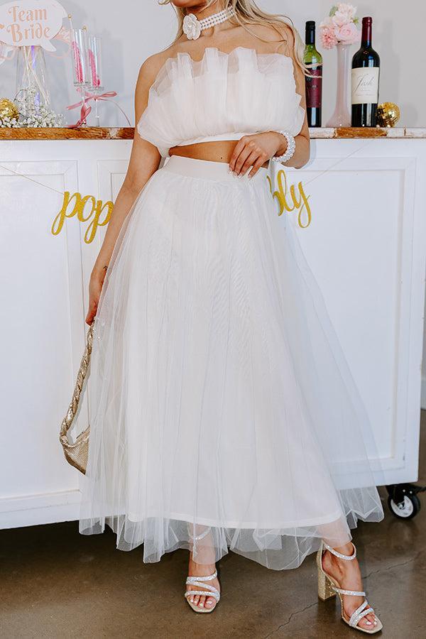 Sweet Moment Tulle Maxi Skirt Product Image