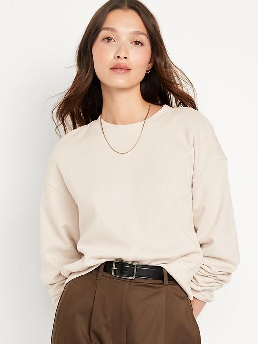 SoComfy Drop-Shoulder Crew-Neck Sweatshirt Product Image