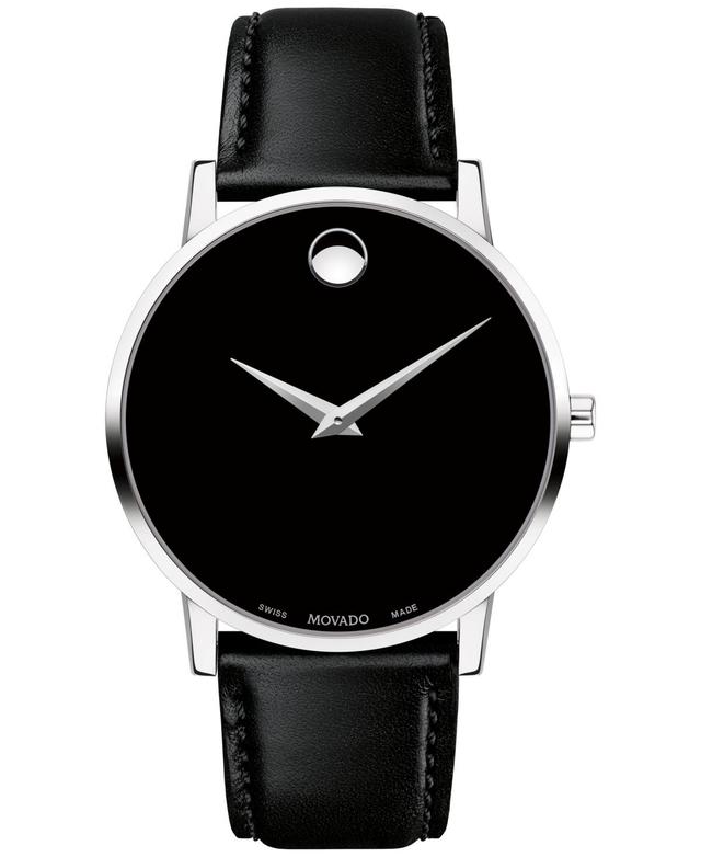 Movado Leather Strap Watch, 40mm Product Image