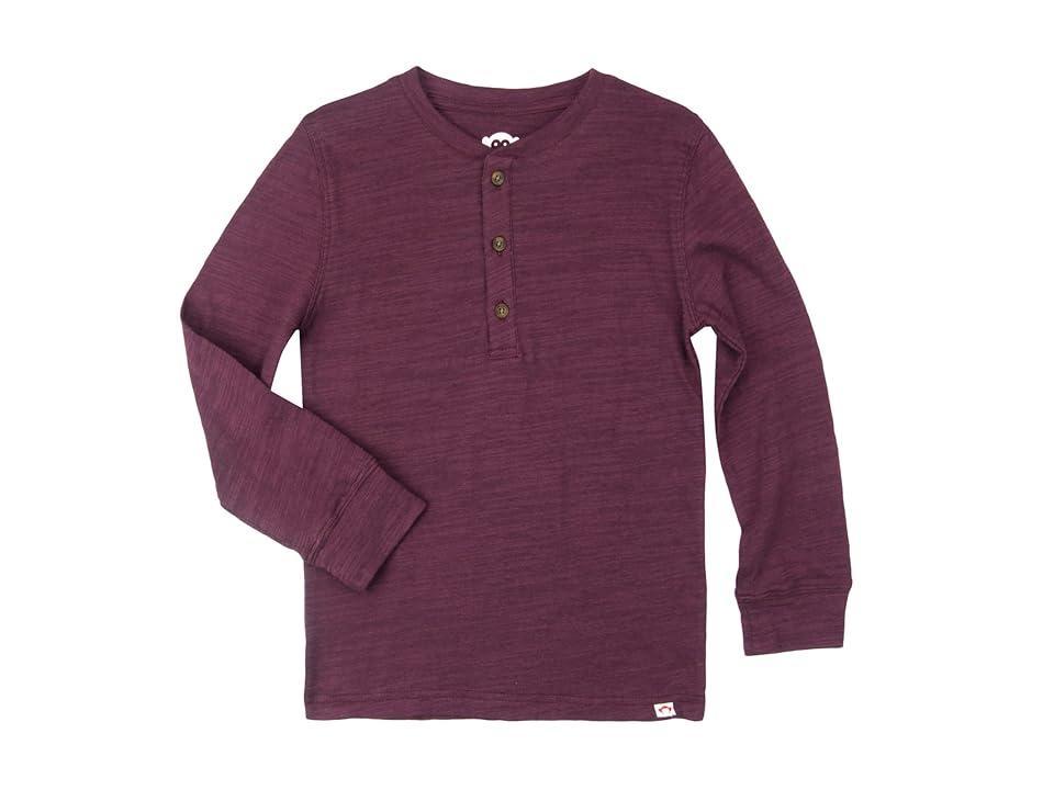 Appaman Kids Allday Henley (Toddler/Little Kids/Big Kids) (Grape) Men's Clothing product image