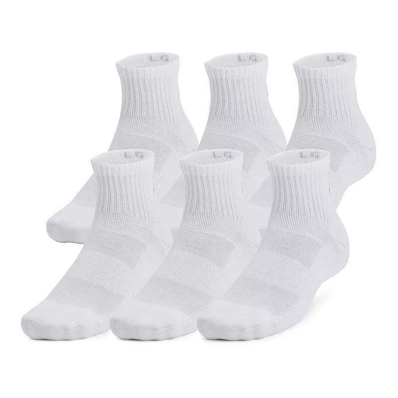 Under Armour 6-Pack Training Cotton Quarter Socks, Womens Product Image