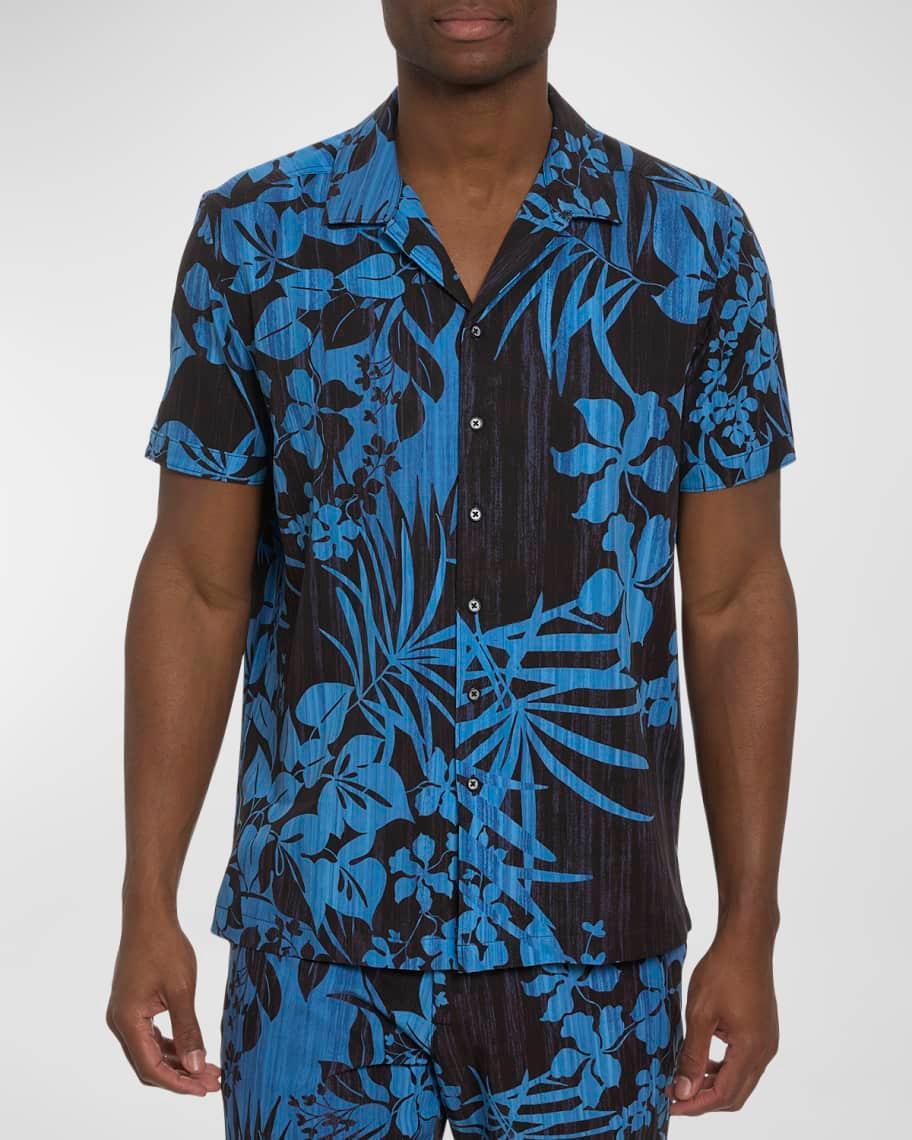 Men's Drift Away Printed Camp Shirt Product Image