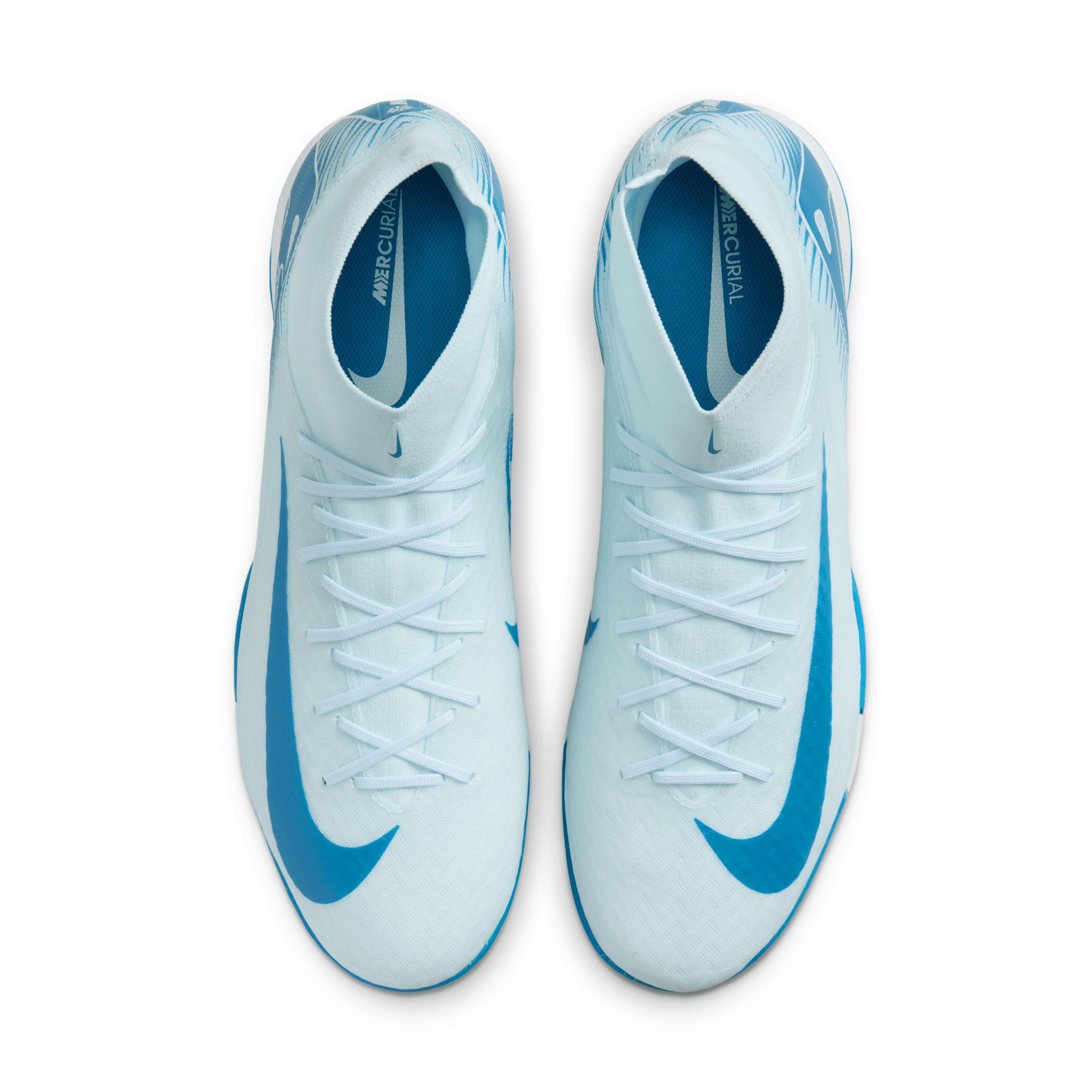 Nike Mens Zoom Superfly 10 Academy IC - Soccer Shoes Blue Orbit/Glacier Blue Product Image