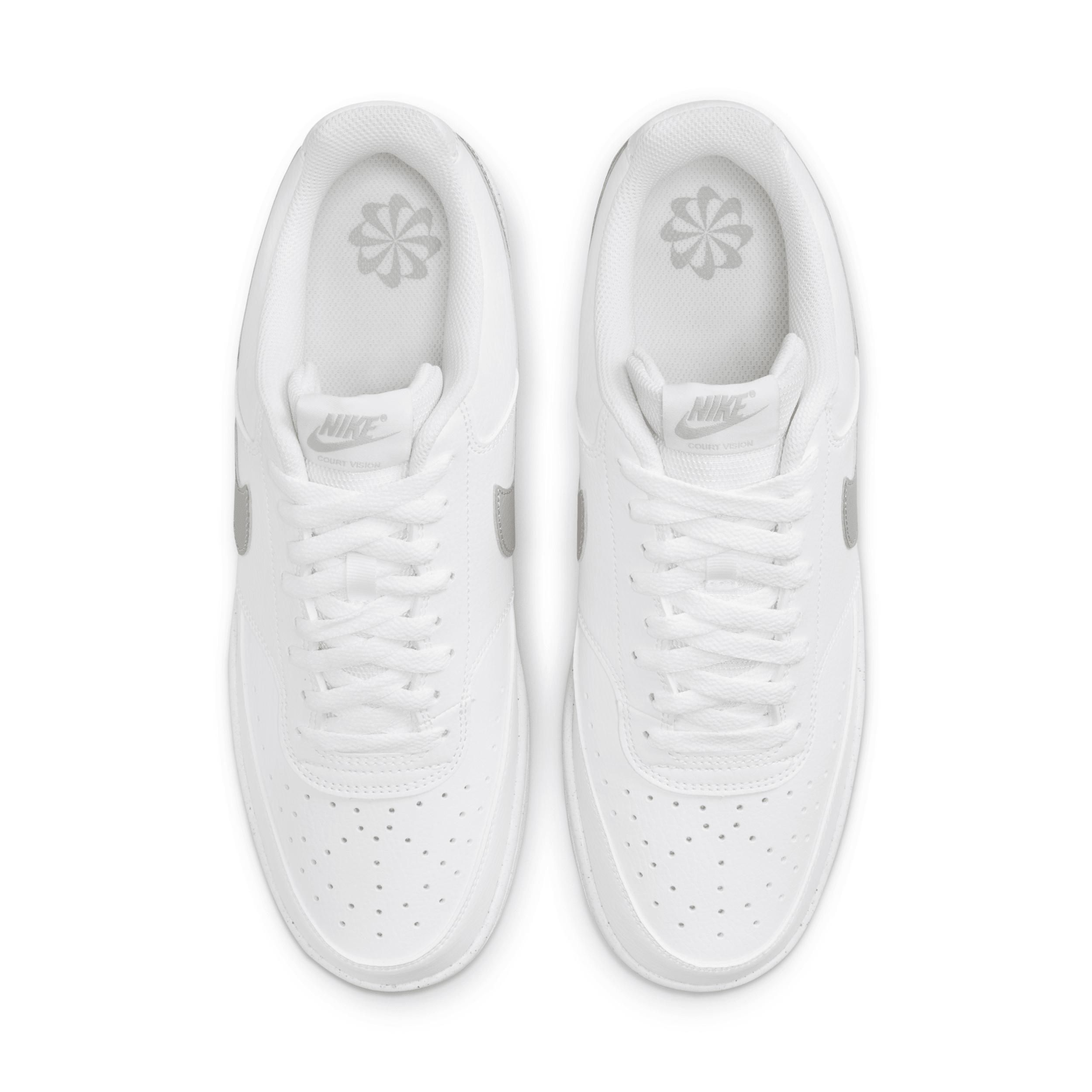 Nike Mens Court Vision Low Next Nature Casual Sneakers from Finish Line - White Product Image