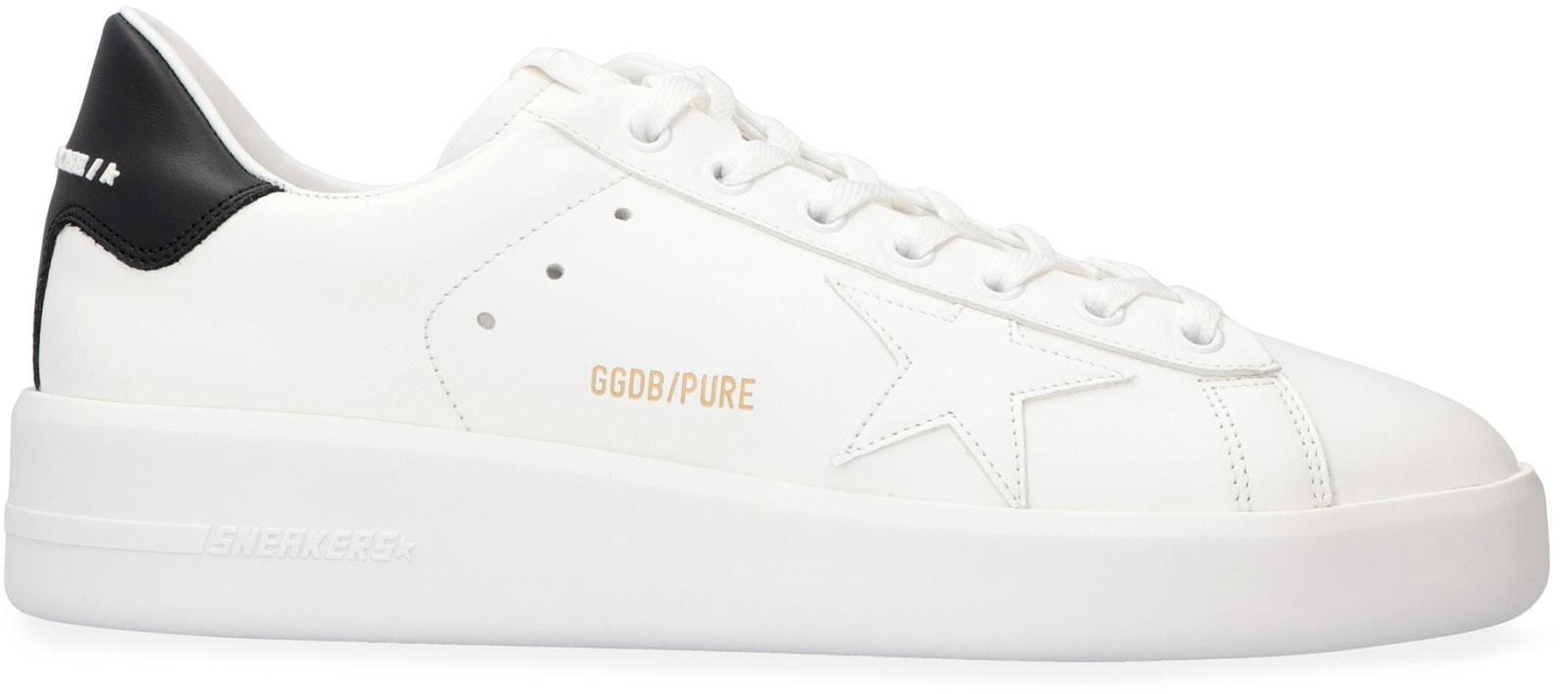 Purestar Leather Sneakers In White Product Image