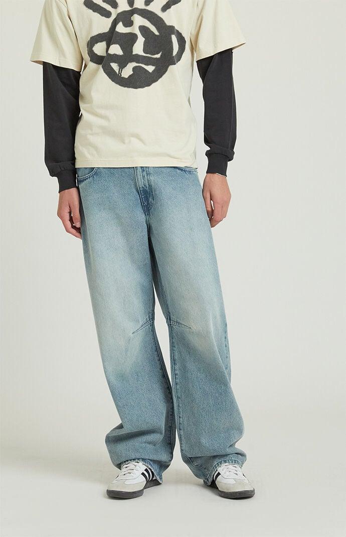 Mens Baggy Barrel Jeans - 28W x 30L Product Image