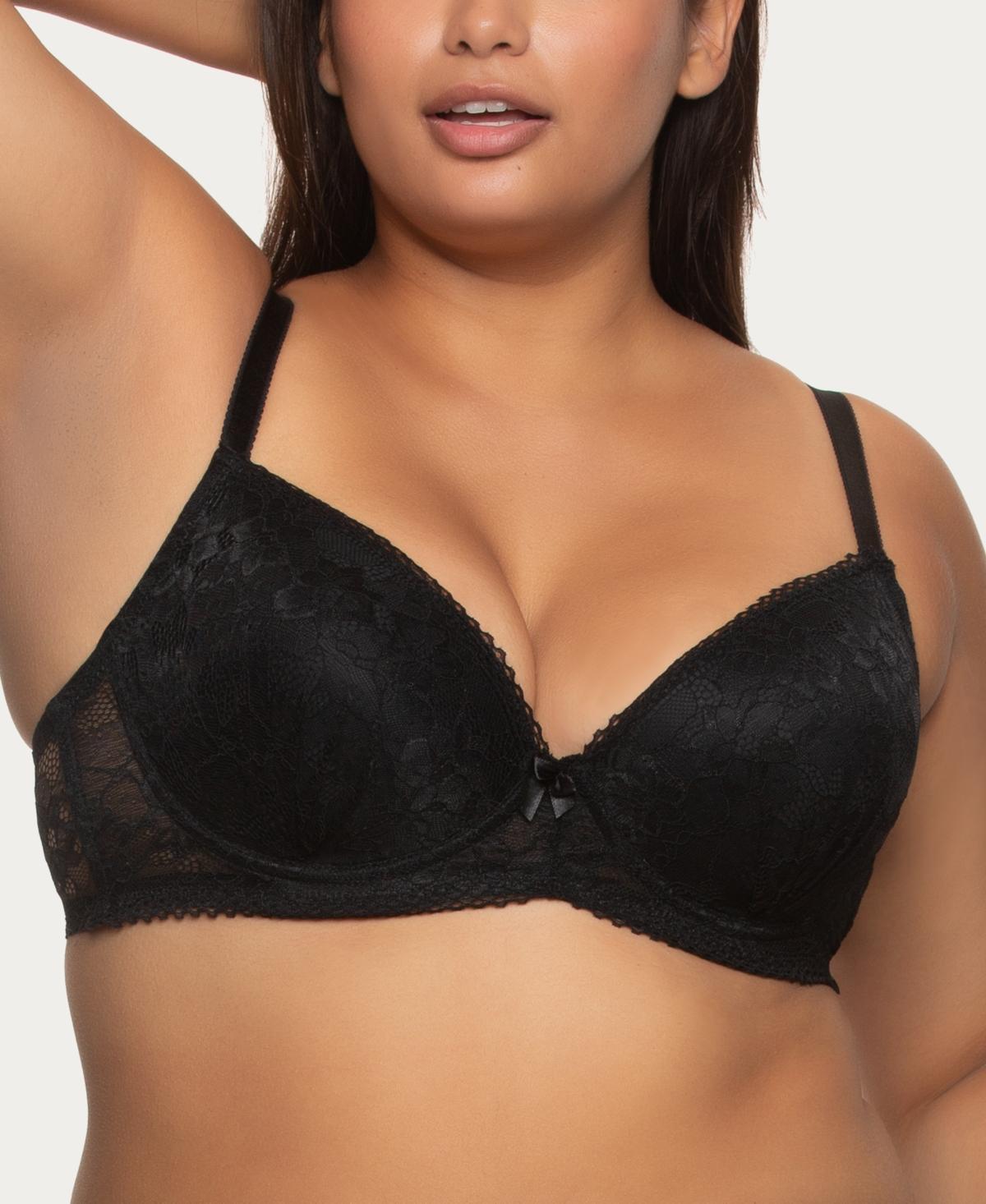 Jezebel Womens Full Figure Lace Underwire Bra J5537 Product Image