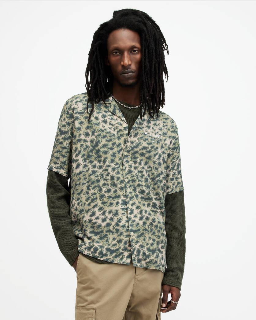 Underground Camouflage Print Logo Shirt Product Image