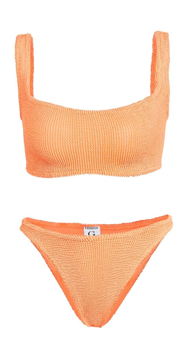 Hunza G Xandra Bikini Set Orange One Size Product Image