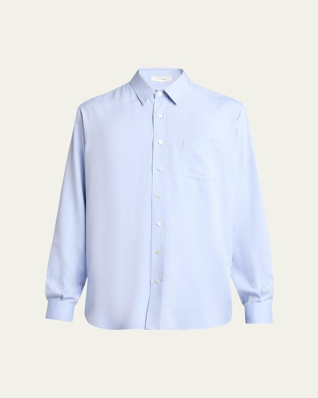 Mens Cardiff Silk Dress Shirt Product Image