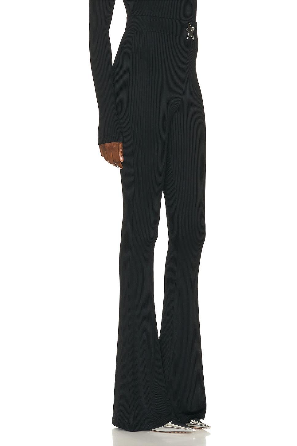 AREA Star Stud Flare Pant Black. (also in ). Product Image