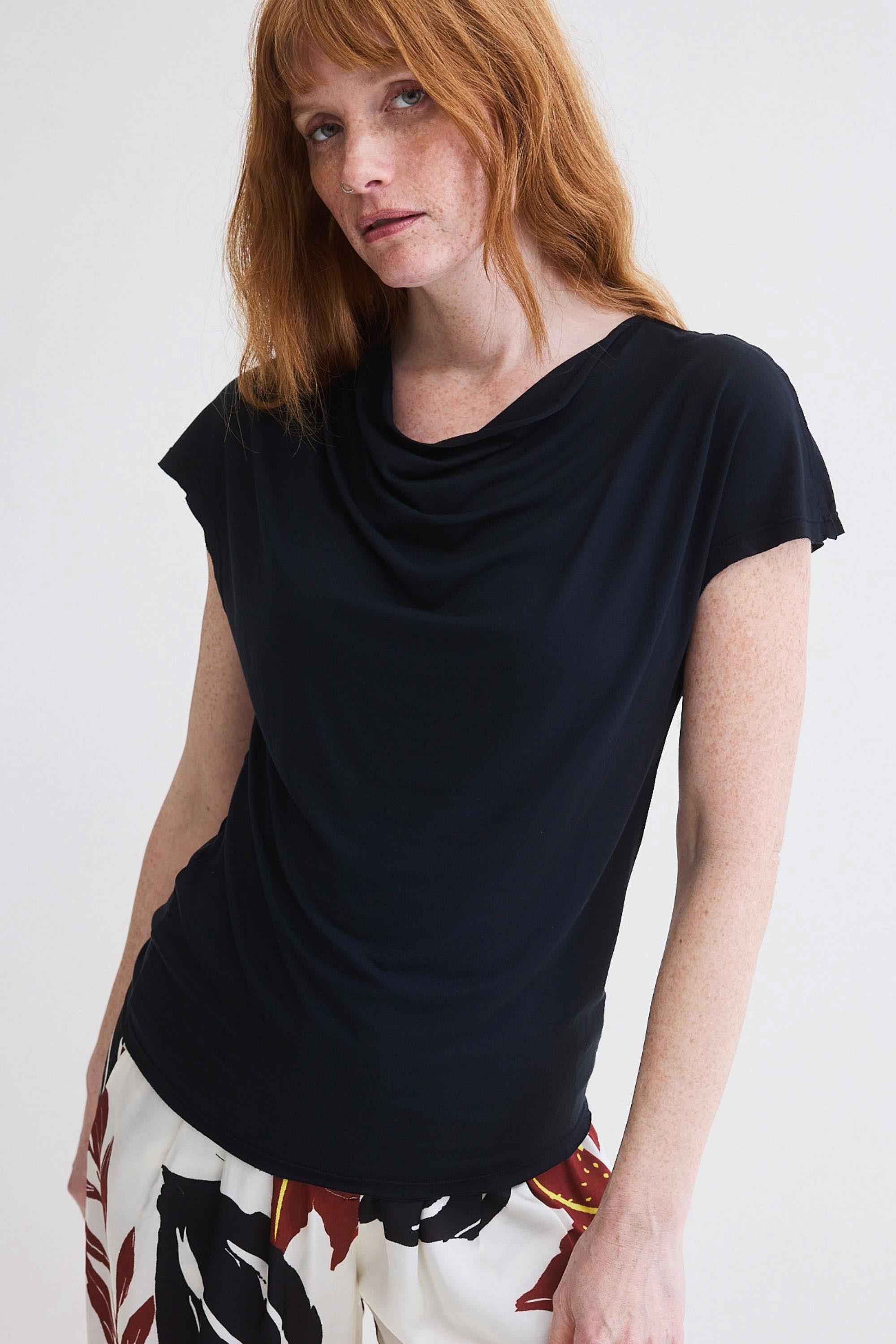 Easy Cowl Neck Tee Product Image