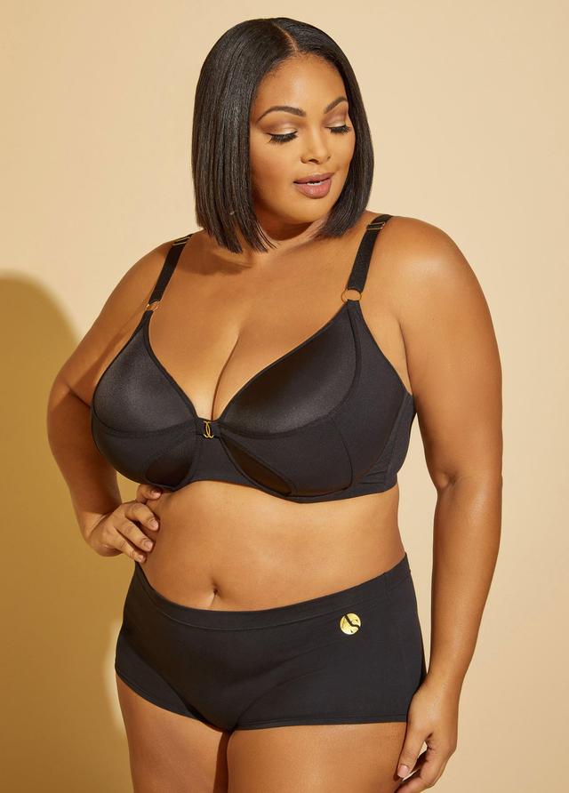 Plus Size Cotton Blend Boyshorts Ashley Stewart Product Image