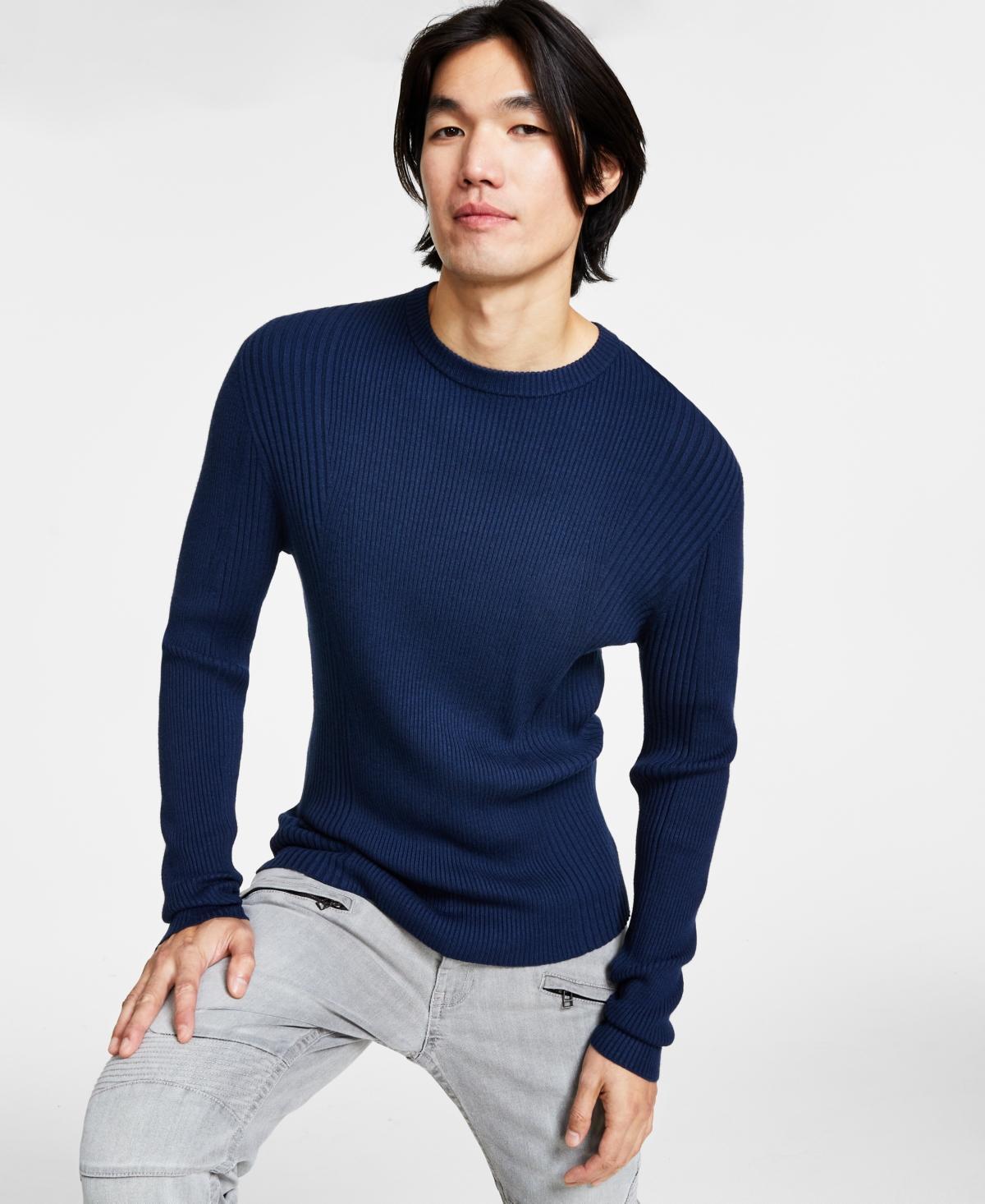 I.n.c. International Concepts Mens Ribbed-Knit Sweater, Created for Macys Product Image