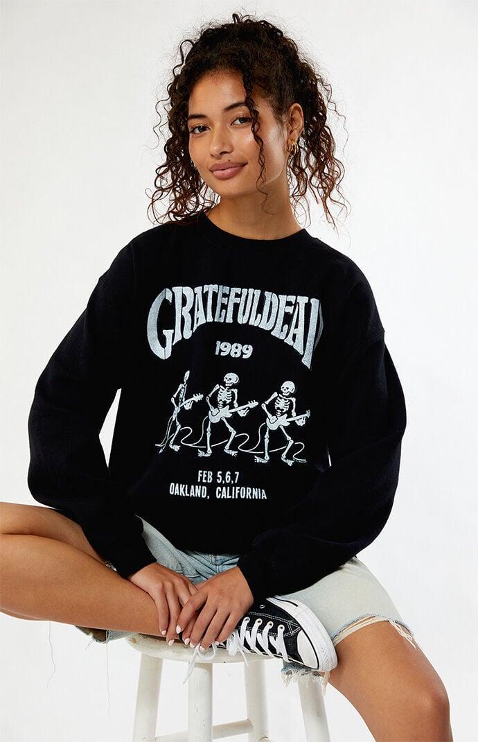 Junk Food Women's Grateful Dead 1989 Crew Neck Sweatshirt Product Image