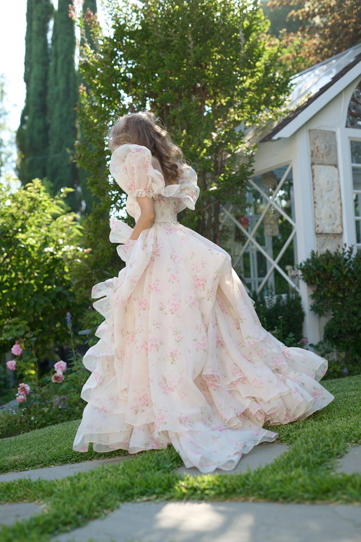 The Summer Home In Bloom Bridal Gown Product Image