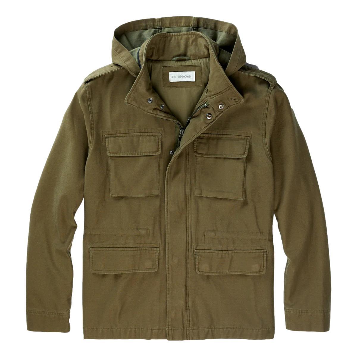 The Journey Jacket Deep Olive Product Image