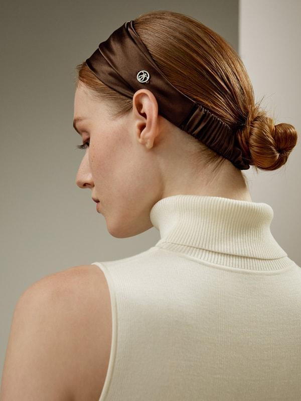 Adjustable Mulberry Silk Headband Product Image