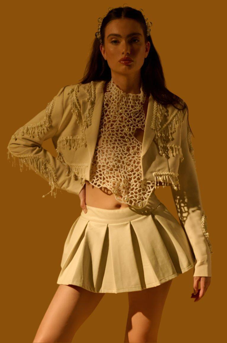 MERMAIDCORE CROPPED BLAZER Product Image