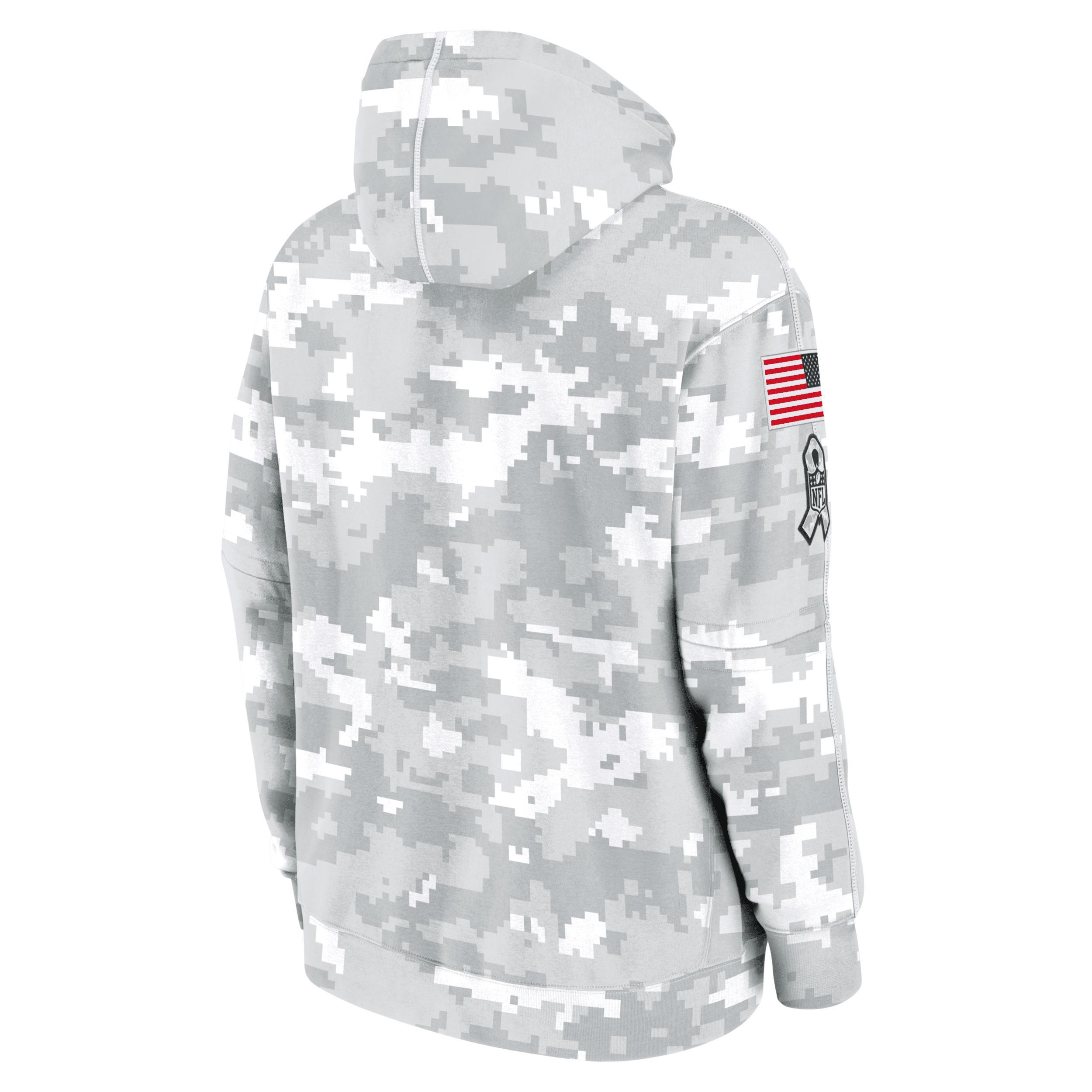 New York Jets Salute to Service Primary Edge Club Men's Nike NFL Pullover Hoodie Product Image