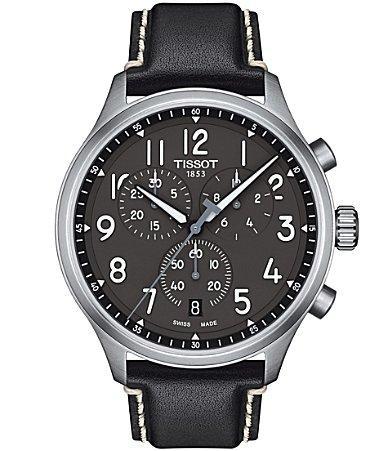 Tissot Chrono XL Chronograph Leather Strap Watch, 45mm Product Image