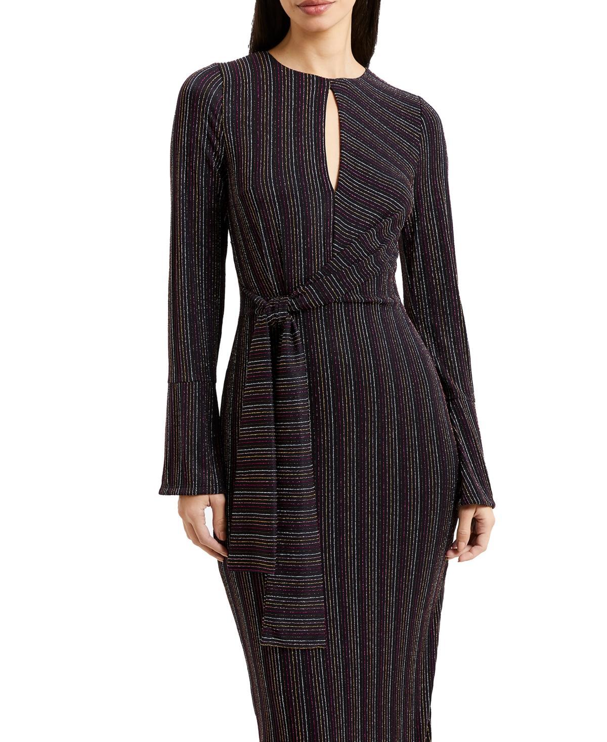 French Connection Womens Paula Keyhole Midi Dress Product Image