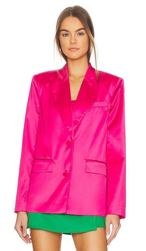 Lovers and Friends Andie Blazer in Raspberry Pink Product Image