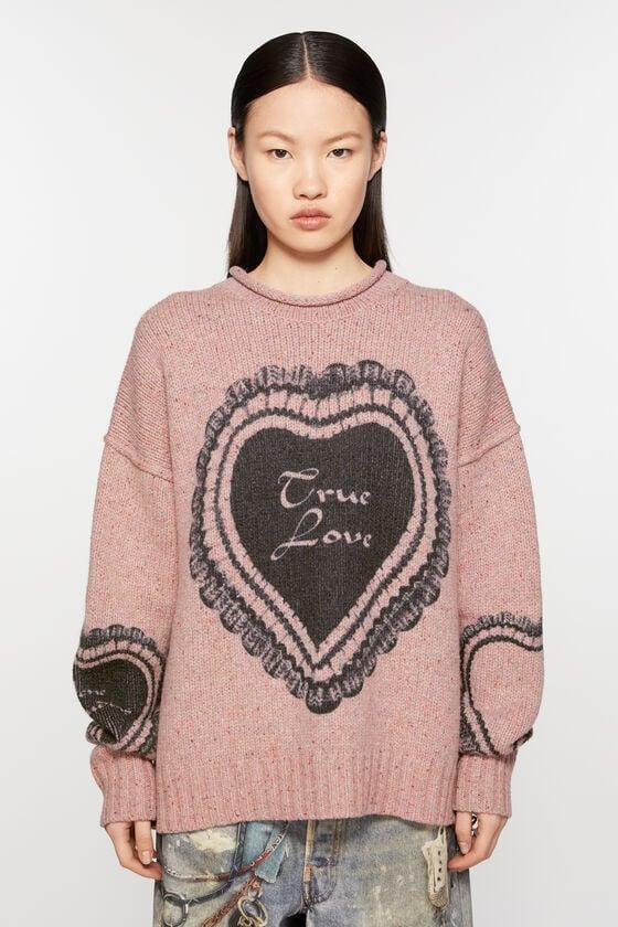 Printed wool blend jumper Product Image