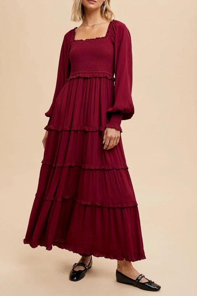 Merlot Peasant Maxi Product Image