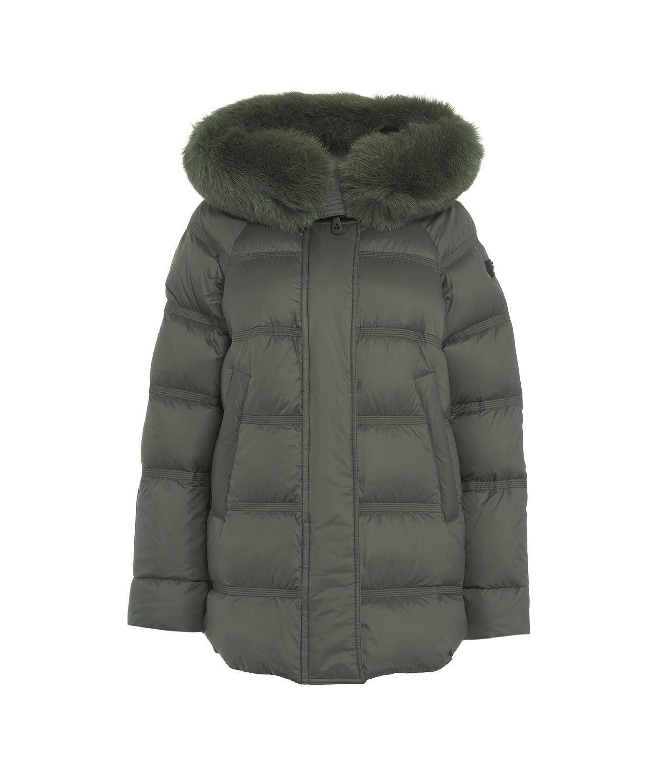 Down jacket with large hood 'Takan' Product Image