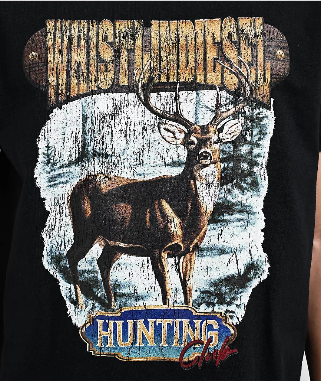 WhistlinDiesel Hunting Club Black T-Shirt Product Image