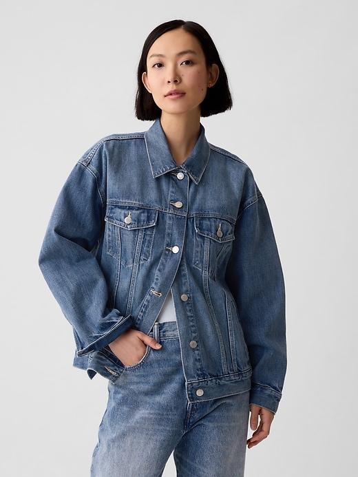 Oversized Icon Denim Jacket Product Image