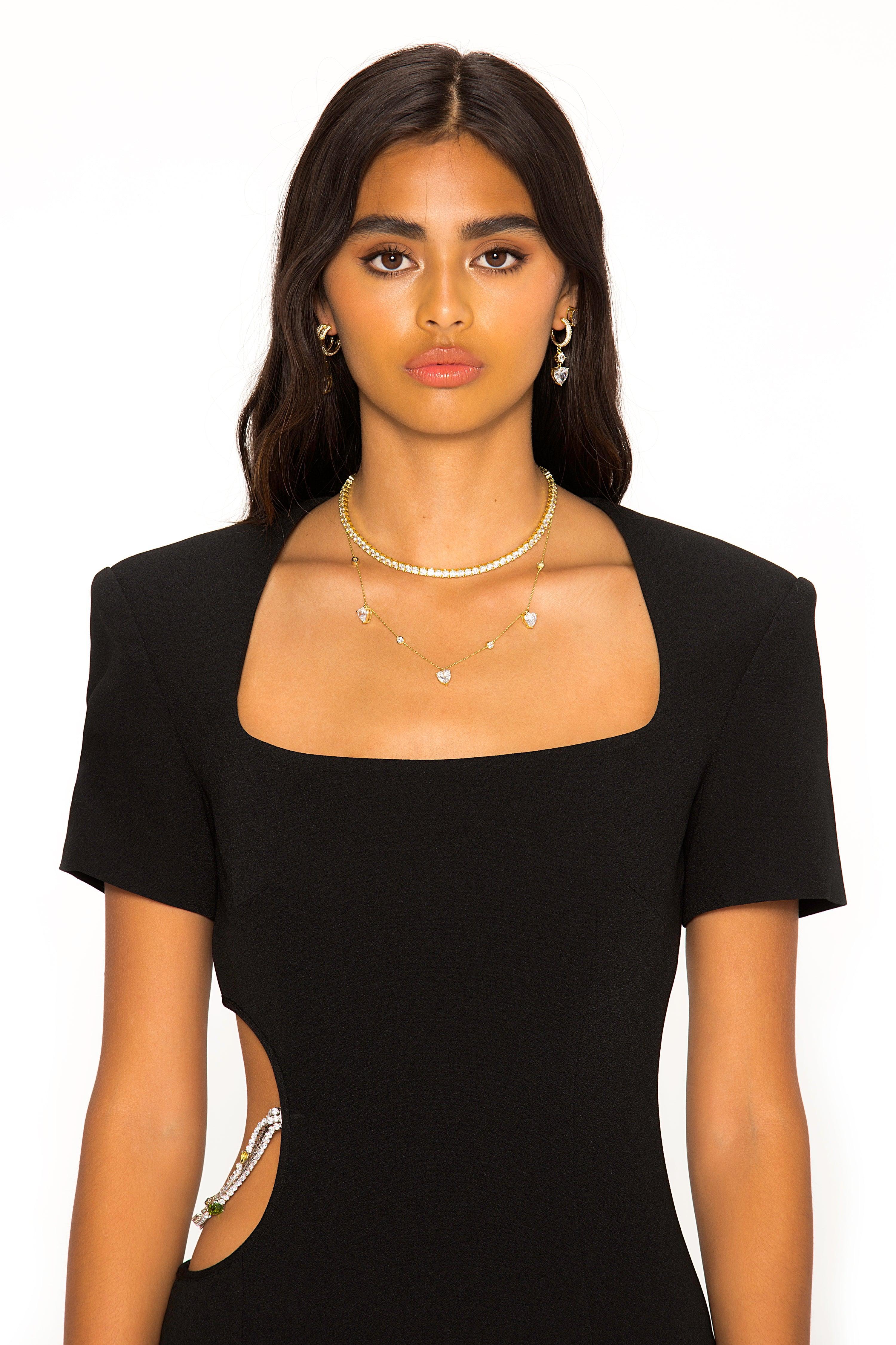 Zoe Dress (Black) Product Image